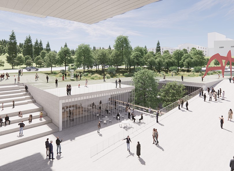 floating gwangju biennale exhibition hall hosts dynamic outdoor installations in korea - 14675
